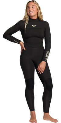 2026 Roxy Womens Prologue+ 3/2mm Back Zip Wetsuit 26BW213514 - Black
